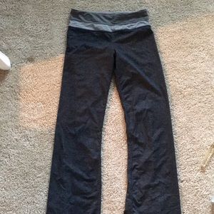 Grey banded lululemon pants
